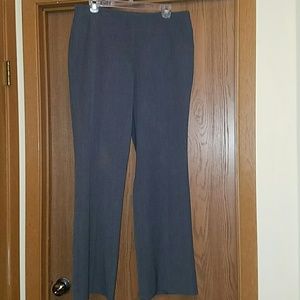Charcoal gray trousers